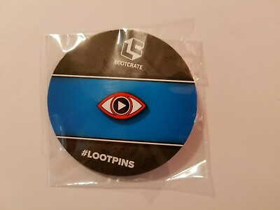#ad Loot Crate #LOOTPINS Play 2020 Eye Enamel Pin NEW FREE SHIPPING : $8.95