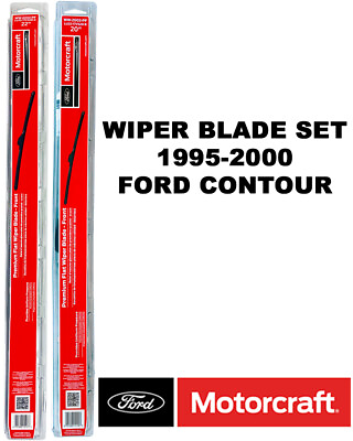 #ad Motorcraft Wiper Blades Genuine OEM Set Of 2 For Ford Contour 1995 2000 $40.95