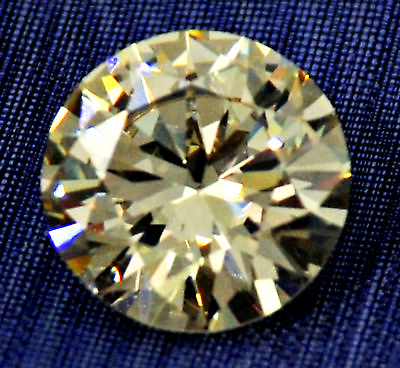#ad 18 ct Stunning Brilliant Canary Vintage Top AAAA CZ Moissanite Simulant 20 mm $196.00