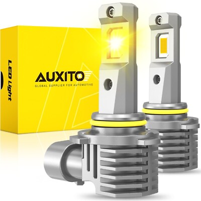 #ad 2x 9005 9145 9140 H10 LED Fog Light 3000K Super Yellow 360000LM High Power Bulbs $28.39
