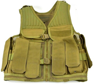 #ad Blackhawk Omega Elite Tactical Vest Coyote Tan Brown GREAT FAST SHIPPING $39.99