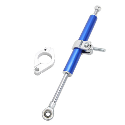 #ad Universal 330mm Motorcycle Aluminum Steering Damper Stabilizer Linear Adjustable $31.34