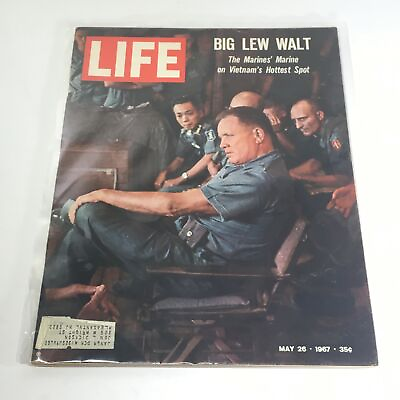 #ad VTG Life Magazine: May 26 1967 Big Lew Malt Marine#x27;s Marine on Vietnam#x27;s Spot $13.95