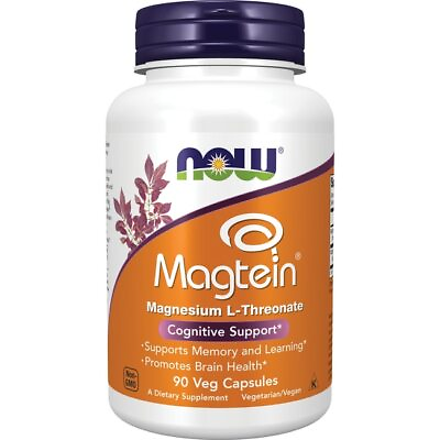 #ad #ad NOW Foods Magtein Magnesium L Threonate 90 Veg Caps $26.61