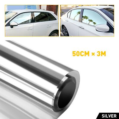 #ad 3M Silver Window Roll Uncut Tint Film VLT 35% 20quot;in x 10ft Feet Car Home Office $13.19