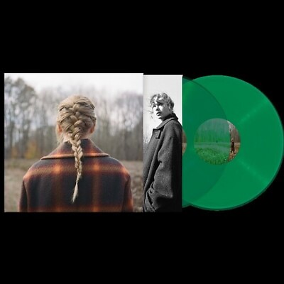 Taylor Swift Evermore New Vinyl LP Explicit Green Bonus Tracks Colored Vi $24.57
