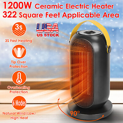#ad Household Portable Electric Heater Foot Warmer Winter Space Heaters Fast Warming $30.17