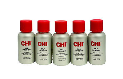 #ad CHI Silk Infusion For Hair amp; Skin 0.5fl.oz. 15ml *LOT OF 5* New $10.95