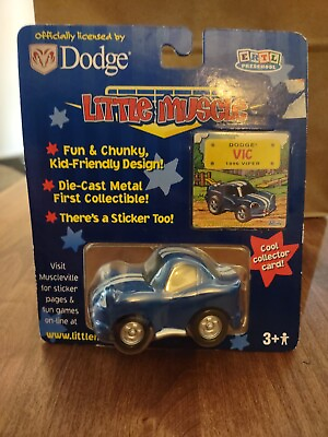 #ad ERTL 1996 Dodge Vic Viper Little American Muscle Die cast Metal Toy Car Sealed $12.95