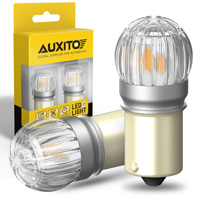 #ad 2pcs Super Bright 1156 BA15S P21W 7506 LED Turn Signal Light Bulbs Amber Yellow $16.14