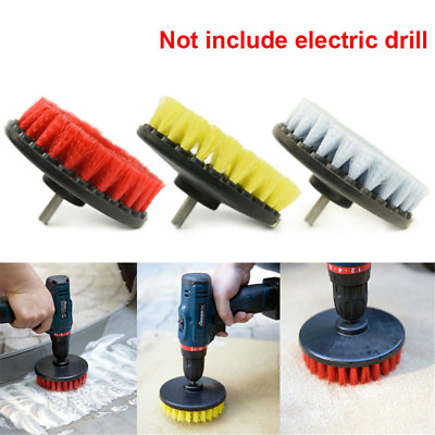 #ad Heavy Duty 5quot; Round Scrub Brush with Power Drill Attachment $7.99