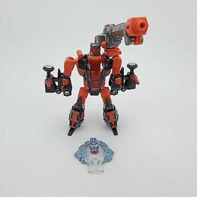 #ad Transformers Cybertron Scrapmetal Orange Complete With Key SF2X Scout Hasbro $19.97