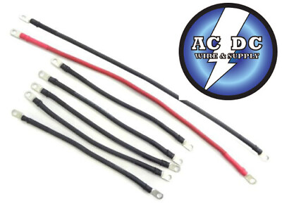 #ad # 6 Awg HD Golf Cart Battery Cable 7 pc Set Club Car 83 amp; UP COMPLETE U.S.A MADE $24.95