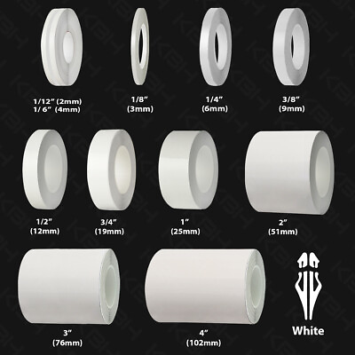 WHITE Roll Vinyl Pinstriping Pin Stripe Car Motorcycle Line Tape Decal Stickers $7.95