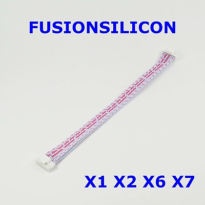 #ad 8 inch FusionSilicon 16 Pin 2X8 signal data ribbon cable board X1 X2 X6 X7 $9.99