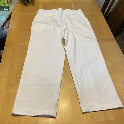 #ad Red Kap Pants White 36x30 Painting Mens $21.00