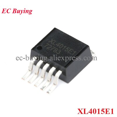 #ad 5pcs XL4015E1 TO 263 180KHz Buck Step Down DC Power Converter Regulator IC Chip $5.36