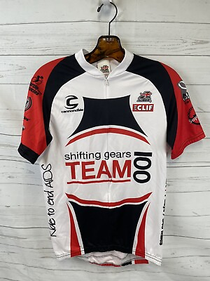 AUSSIE Cycling Jersey Unisex Small Black White Red Classic Cannondale Bike USA $26.99