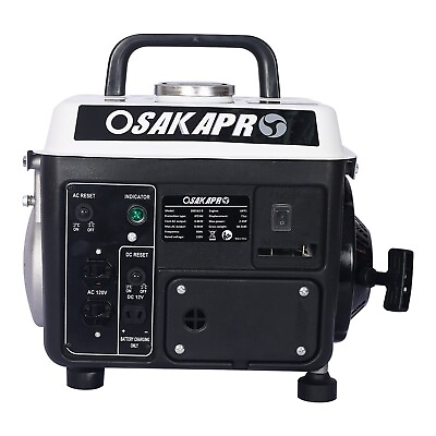#ad 900W Portable Generator Low Noise Light Easy Inverter Gas Powered for Camping US $199.88