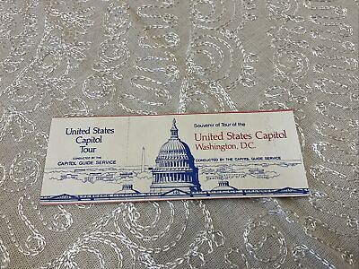 #ad Vintage 1982 US Capitol Tour Ticket Washington DC Unused don’t wear a hat $109.00
