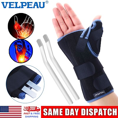 #ad VELPEAU Wrist Brace for Carpal Tunnel Support With Thumb Splints for Arthritis $21.99