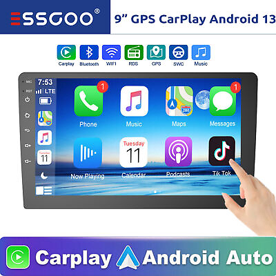 #ad 9quot; Android 13 232G Car Stereo MP5 Player GPS NAV Bluetooth USB 2 DIN Head Unit $77.19