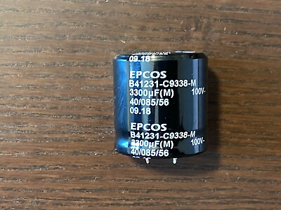 #ad Replacement Main Capacitor for Sansui 1000X 2000 2000X Epcos 3300 uf 100v 35mm $10.00