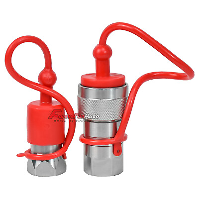 #ad 1 2quot; Ag Poppet Pioneer Style Hydraulic Quick Connect Couplers Couplings Bobcat $516.90