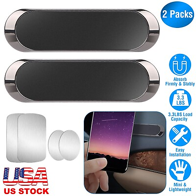 #ad 2Pcs Car Magnetic Mounts Dashboard Magnet Phone Holder Stand Fit for iPhone iPad $7.44