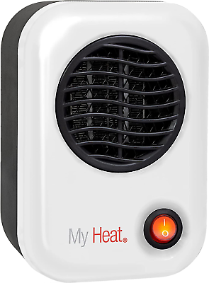 #ad Myheat Personal Mini Space Heater for Home with Single Speed 6 Inches White 2 $47.56