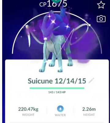 #ad Shiny Suicune Shadow P T C high stardust and 20 Candies Description $3.50