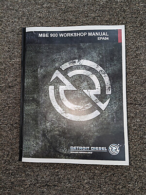 #ad 2004 Detroit Diesel Mercedes Benz MBE 900 Engine Shop Service Repair Manual $167.30