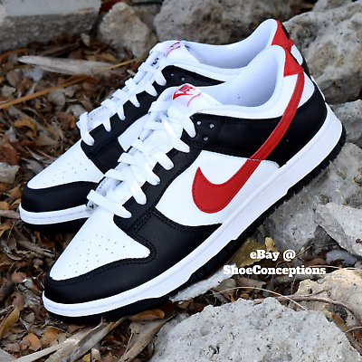 #ad Nike Dunk Low Retro Shoes quot;Red Pandaquot; Black White FB3354 001 Men#x27;s Sizes NEW $139.90
