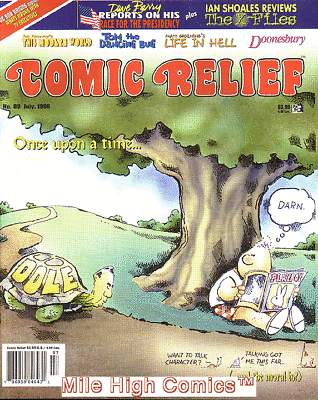 #ad COMIC RELIEF MAGAZINE 1989 Series #89 Fine $5.40