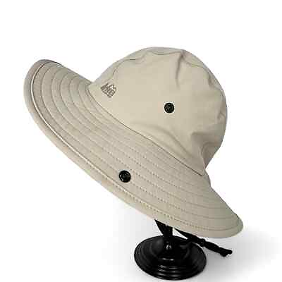 #ad REI Co Op SM Unisex Sun Hat Snap Sides Adjustable Chin Strap Safari $26.60