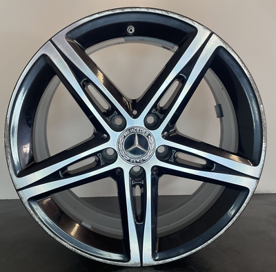 #ad 2019 2022 18quot; x 8quot; Mercedes A220 A250 A Class OEM Factory Rim Wheel CNC Black $198.00