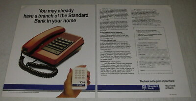#ad 1989 Standard Bank Ad You may already have a branch $19.99