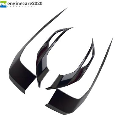 #ad 4x Black Fog Lights Cover Fit for Mitsubishi Outlander 2023 Car Accessories $58.49