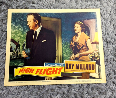 #ad High Flight 1957 Lobby Card Movie Posters Cold War British UK Ray Milland $7.64