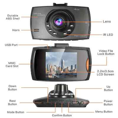 #ad Full HD 1080P Car DVR Recorder With 140° Wide Angle View Capture Every Moment $15.99