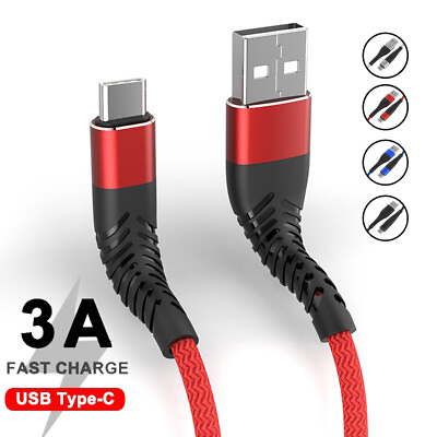 #ad USB C Charger Cable for Samsungg S20 S21 S22 S23 A71 Type C Fast Charging Cord $6.39