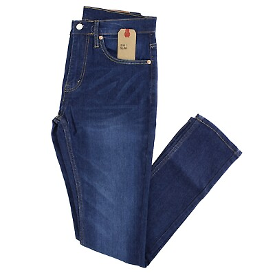 #ad Levi#x27;s Men#x27;s 511 Blue Jeans Slim Fit Low Rise Stretch Denim Tapered Pants $29.99