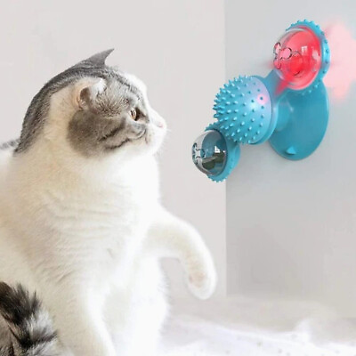 Lightsmax Windmill Cat Toy Interactive for Indoor Cats $8.89