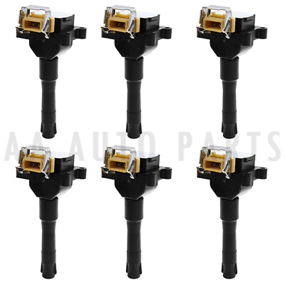 #ad New Pack of 6 Ignition Coil For BMW M3 840CI 740IL 740I 540I 530I C953 UF226 $75.95