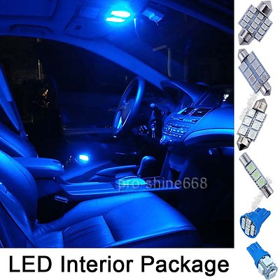 #ad NEW 10000K Blue Interior LED Lights Package Bulb SMD For 2011 2014 Chevy Cruze $9.87