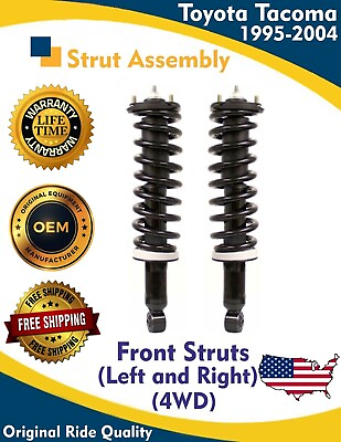 #ad High Quality OE Front Struts for 1995 2004 Toyota Tacoma 4WD Lifetime Warranty $144.00