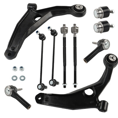 #ad 10PCS Lower Control Arm Tierod Sway Bar Ball Joint Kit For 2009 15 Dodge Journey $138.20