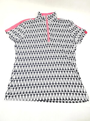 #ad Tail Shirt Womans XS Tennis Golf Geometric 1 4 Zip Tennis Shirt $17.00