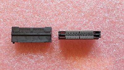 #ad 1x AMP 767094 2 High Speed Fine Pitch STACKING CONNECTOR RCPT 76POS 0.64MM $24.80