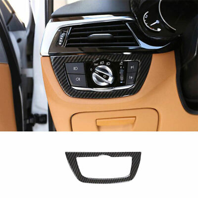 #ad #ad ABS Carbon Fiber Function Control Button Frame Trim For BMW 5 Series 2018 2021 $15.20
